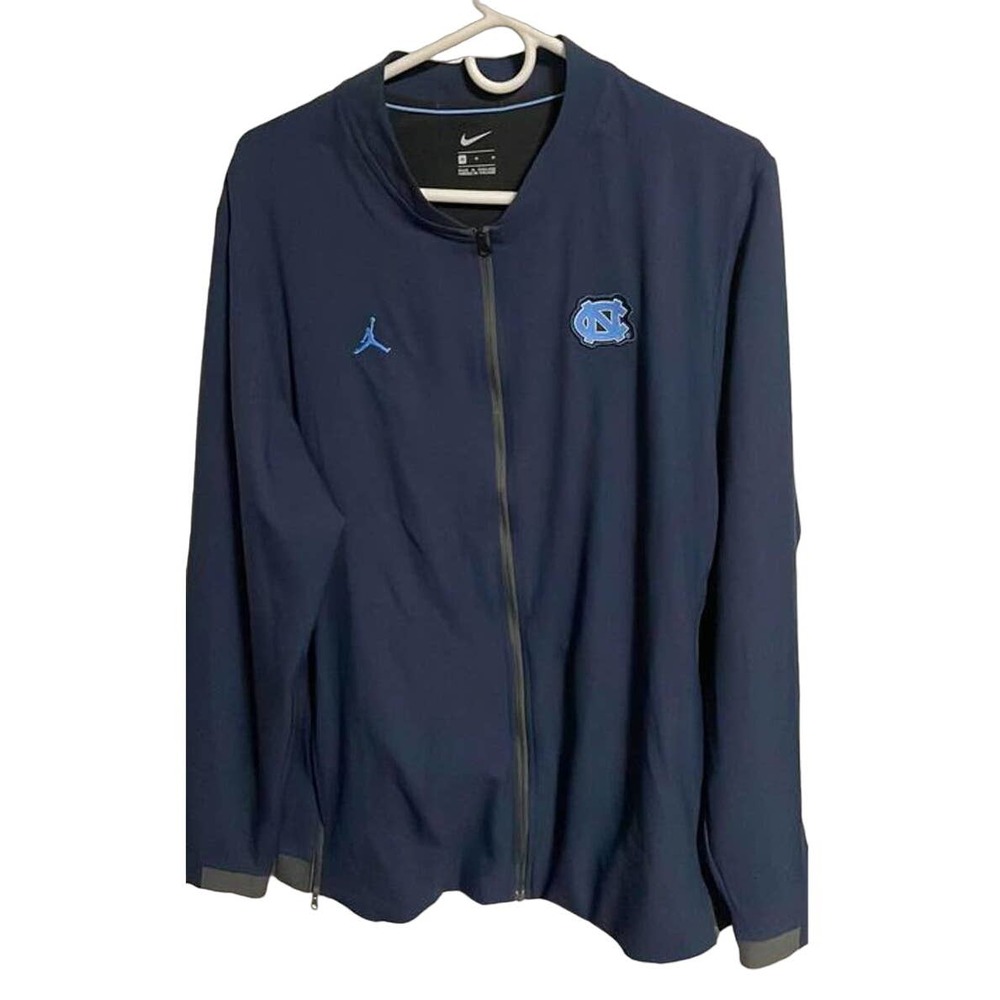 NWOT UNC Tar Heels Nike JumpMan Game Jacket Med Michael Jordan Blue